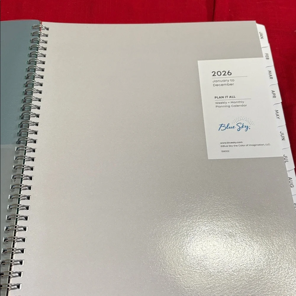 NWT BLUE SKY 2026 PLANNER